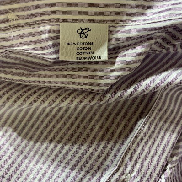 Canali 1934 Designer Striped Dress Shirt - Picture 8 of 13